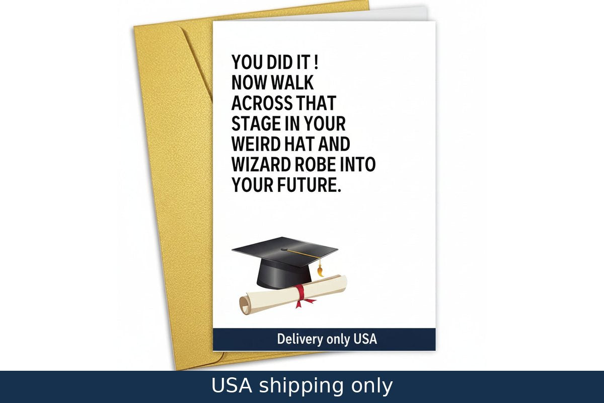 Graduation Card – delivery in USA