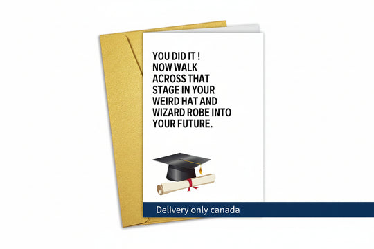 Graduation Greeting Card – delivery in Canada