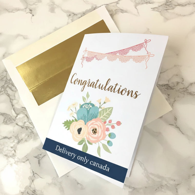 Congratulations Greeting Card - Canada