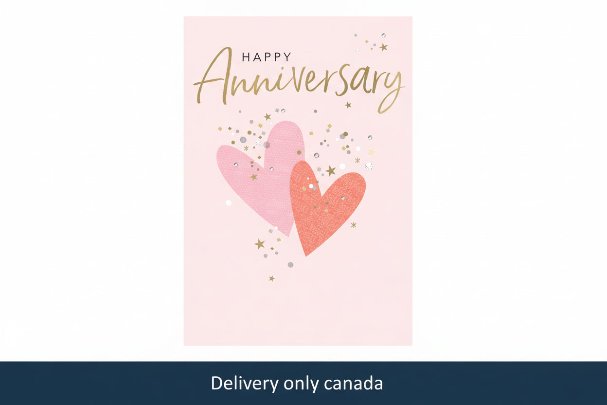 Anniversary Greeting Card - Canada Delivery