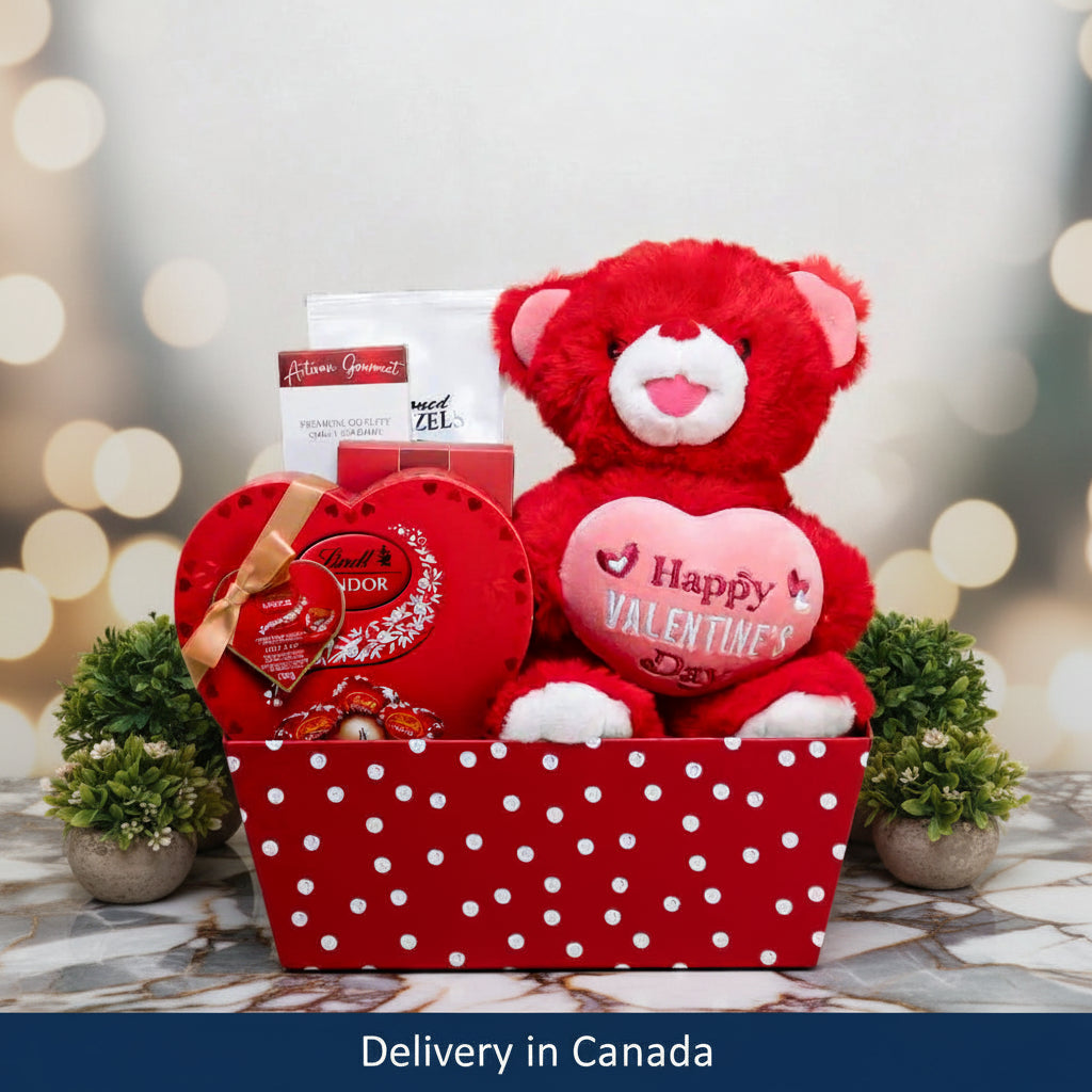 Order Valentine Love Hamper – delivery in Canada