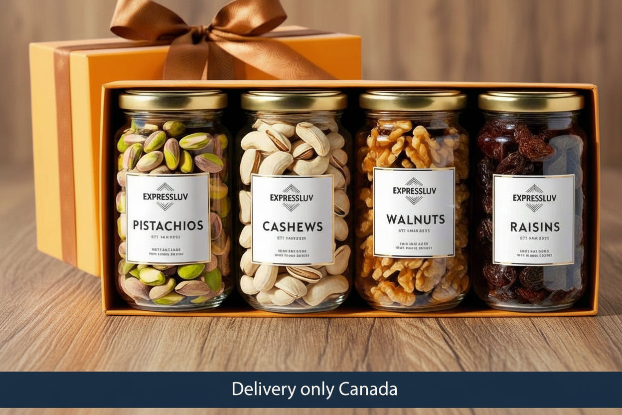 Assorted Nuts Gift Hamper - Canada Delivery