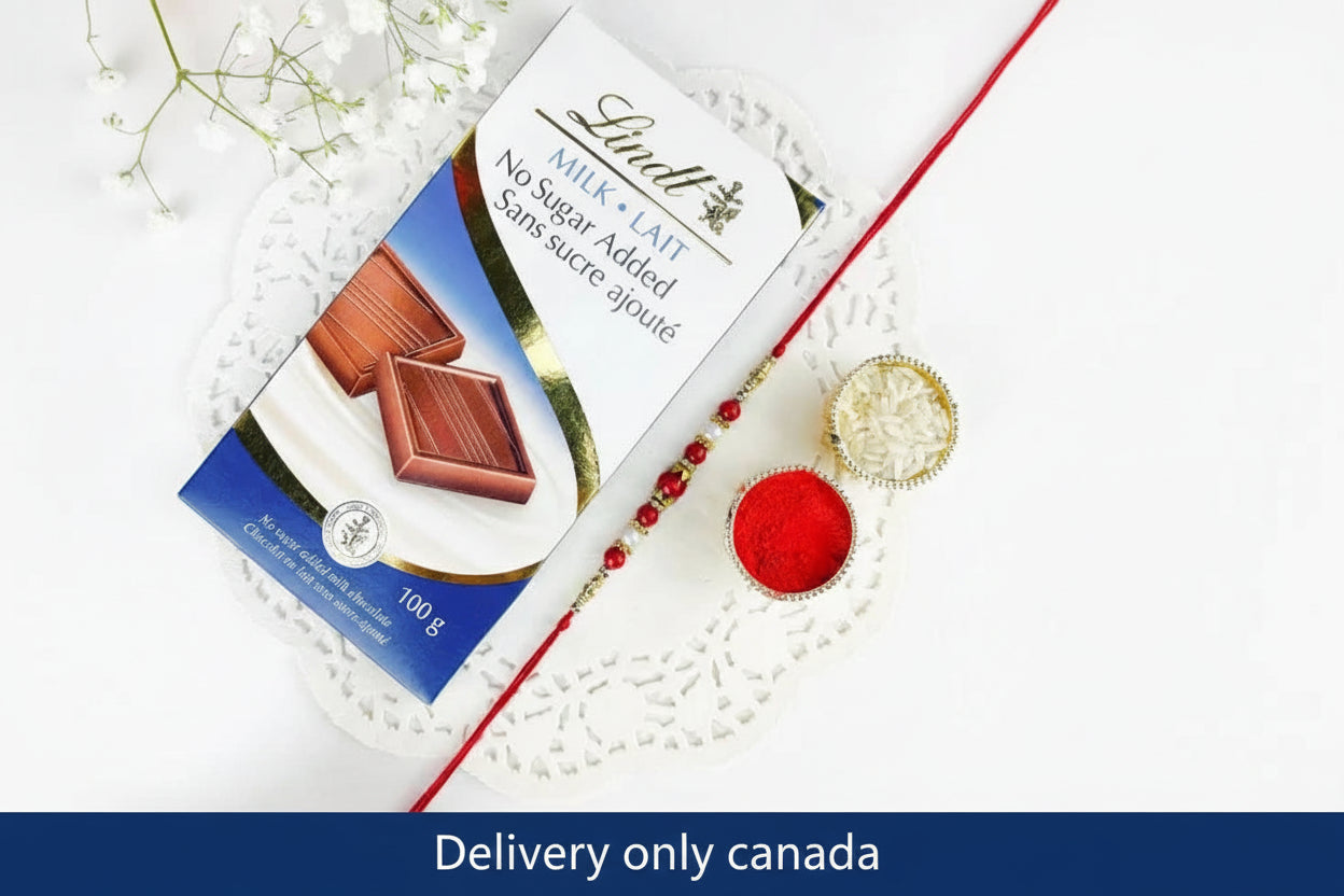 Rakhi and Lindt chocolates – delivery in Canada