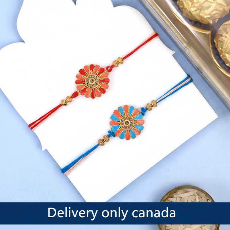 Two Rakhi and Ferrero Rocher chocolates - Canada