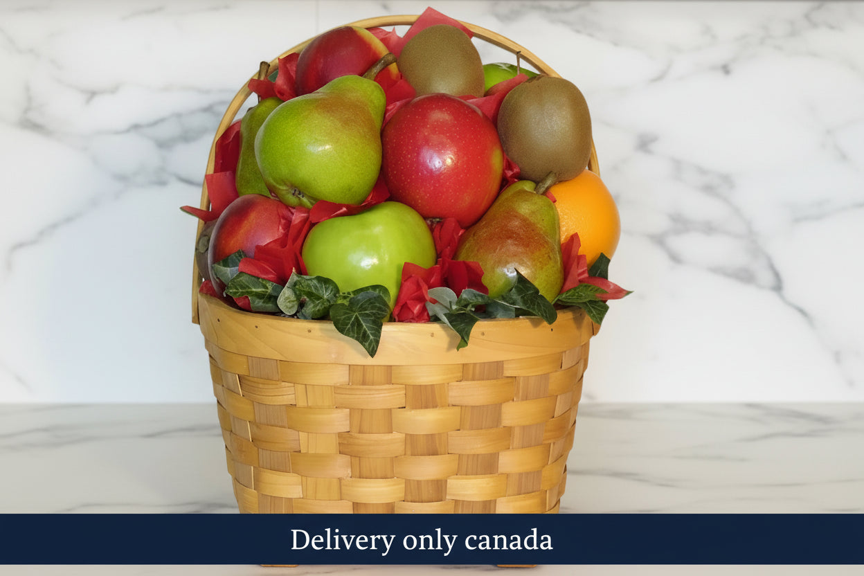 Apples and Pears Fruit Basket - Delivered across Canada
