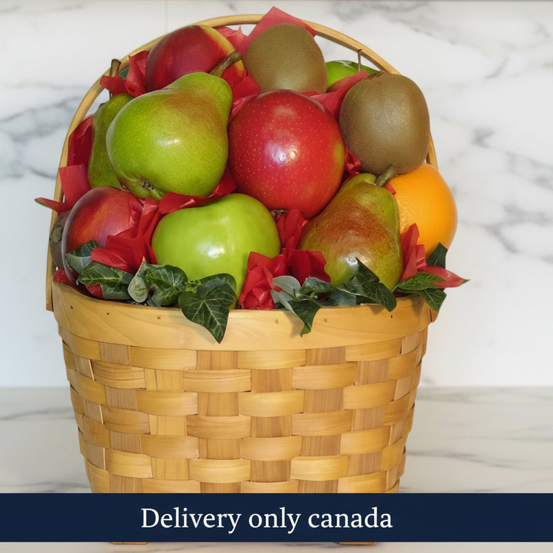Apples and Pears Fruit Basket | Vancouver BC