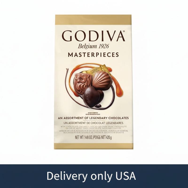 Godiva Masterpieces Assortment of Legendary Milk Chocolate 2 pack - USA