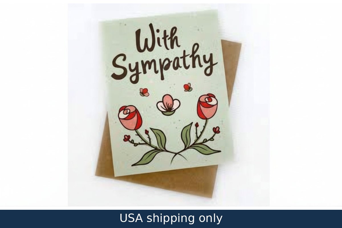 Sympathy Card – delivery in USA