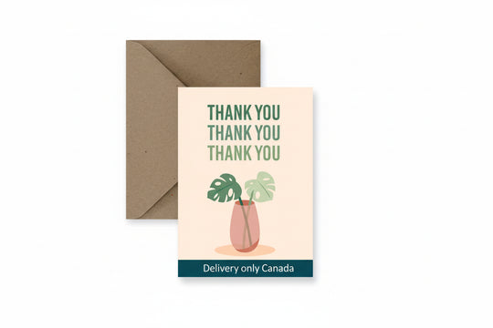Thank You Greeting Card – delivery in Canada