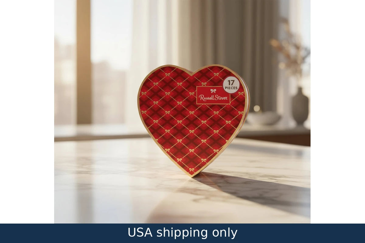 Valentine's Day Heart Assorted Milk Chocolate Gift Box – delivery in USA