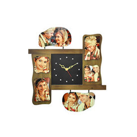 6 Photo Wall Clock - India