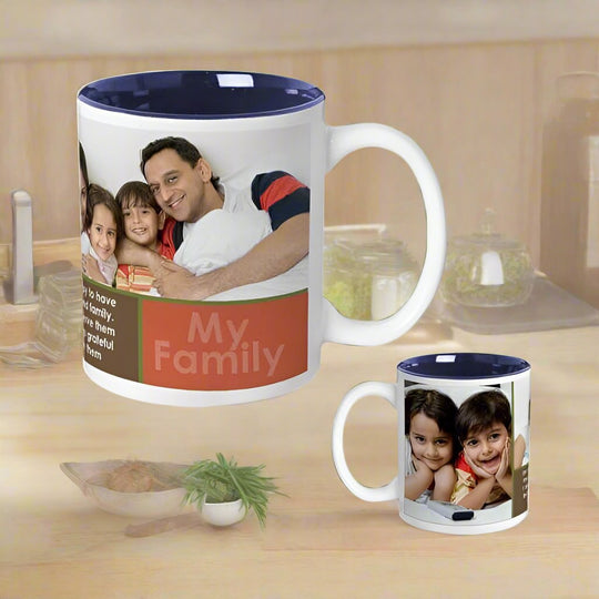 My Family Mug Blue Color – India