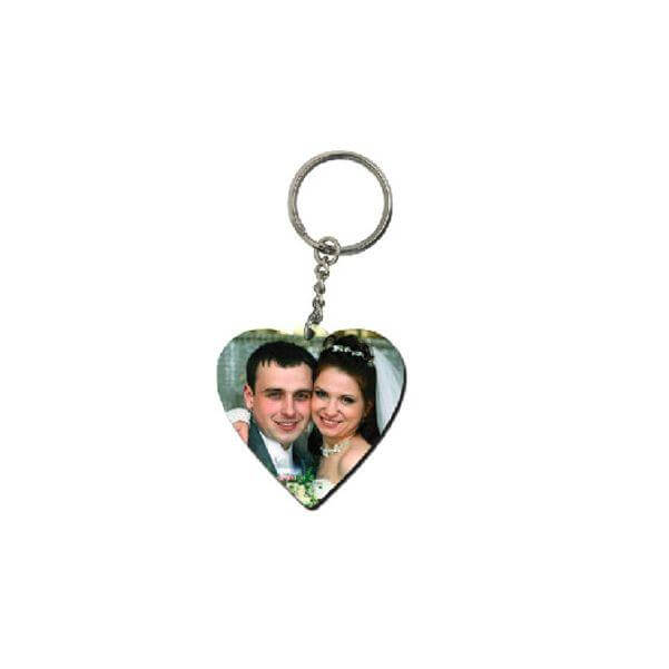 Heart Single Sided Key Chain