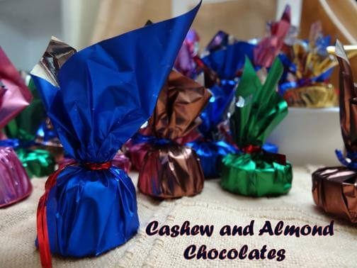 Cashew and Almond Chocolates – India