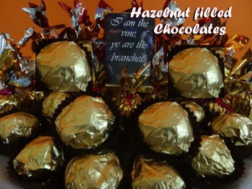 Hazelnut Filled Chocolates – India