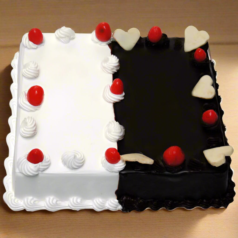 Send Vanilla Chocolate Cake to India | Birthday Gifts Delivery