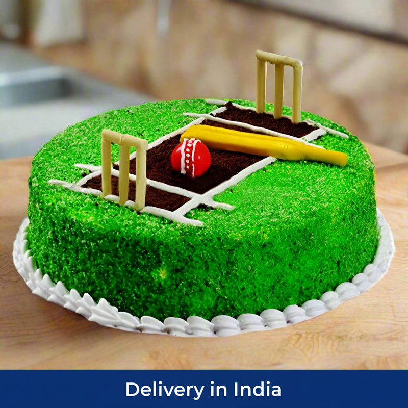 Cricket Theme Cake-  India