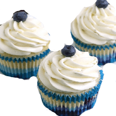 Blueberry Cup Cakes 18 Piece - India