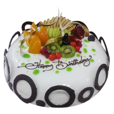 Send White Beauty Fruit Cake Online to India