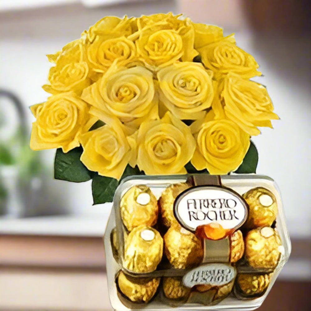 Yellow Roses Bunch