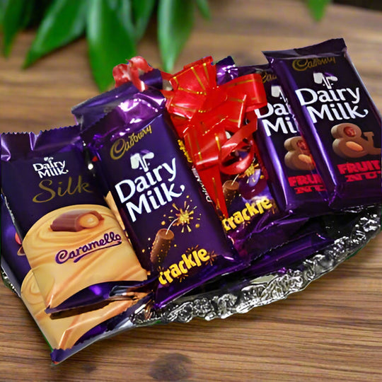 Mini Chocolate Metal Basket – India