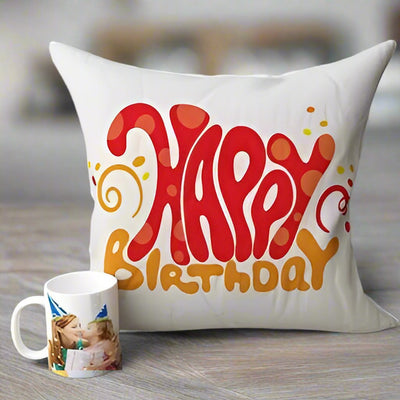 Happy Birthday Pillow n Mug