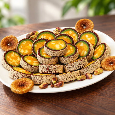 Anjeer Cassata sweets – India