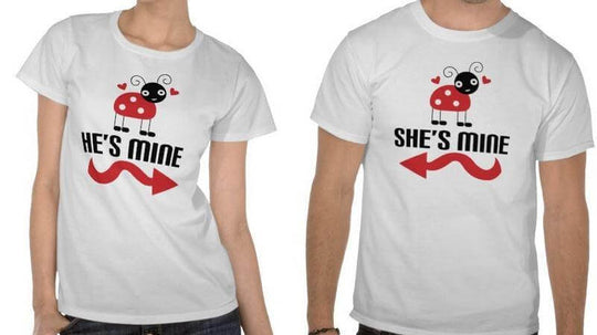 He's Mine and She's Mine T-shirts – India