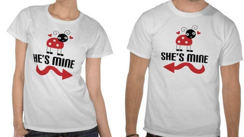 He's Mine and She's Mine T-shirts – India