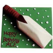Delicious Cricket Bat Cake