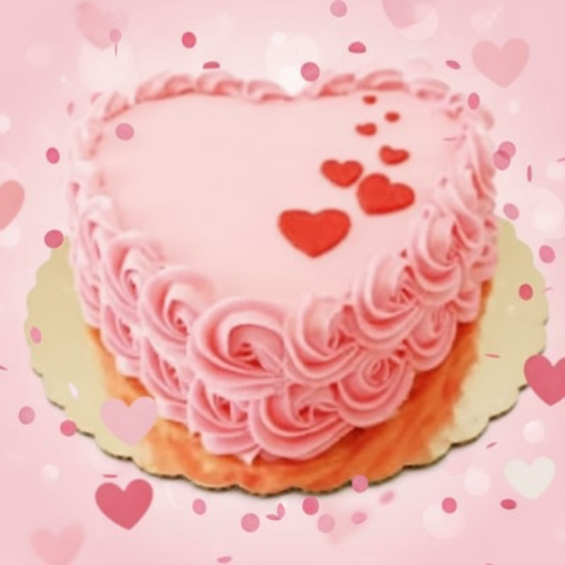 Order Strawberry Love Cake Online in India | Send Cakes