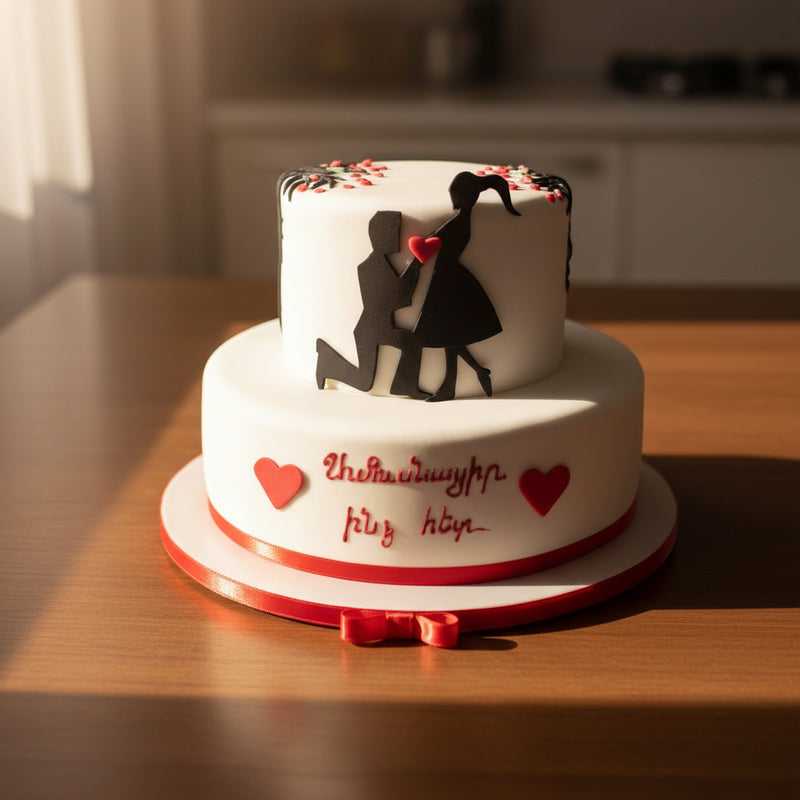 Order Sweet Step Proposal Cake in India | Send Cakes Online