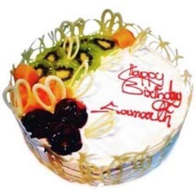 Order Fresh Fruit Cake Delight in India | Send Cakes to India