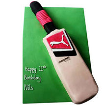 Cricket Bat Cake - India