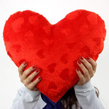 Red Color Heart Pillow