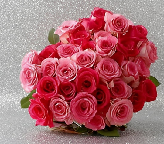 Pink & Red Roses Bunch