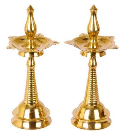 Brass Kerala Deepam Pair 30 cm
