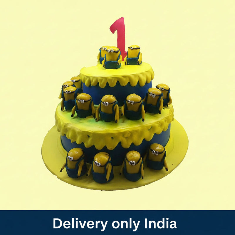 Minion Theme Cake - India
