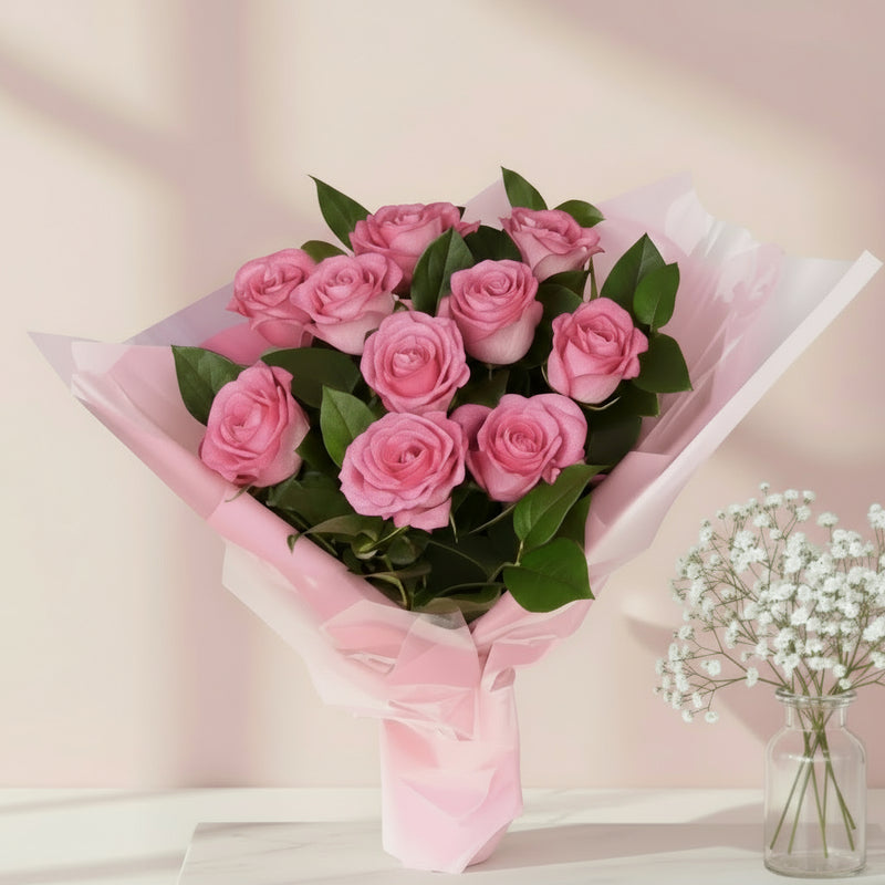 In love with Pink Roses - India