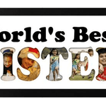 Photo Frame for Sister with photos on Letters