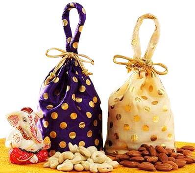 Lord Ganesha Idol and Dry Fruits for Festive Gifting – India