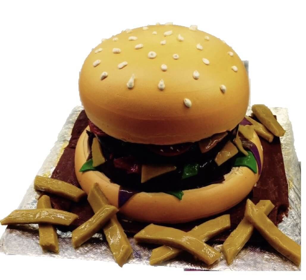 Discover 152+ burger cake design