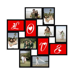 Valentine Frame with 12 photos