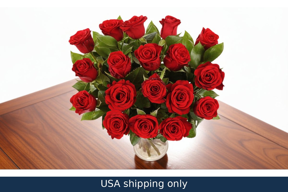 Red roses bouquet	