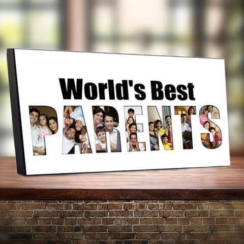 Photos on World Best Parents frame