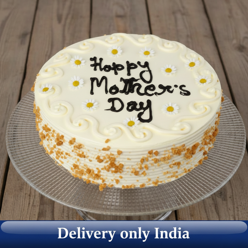 Butterscotch Cake for Mother's Day - India