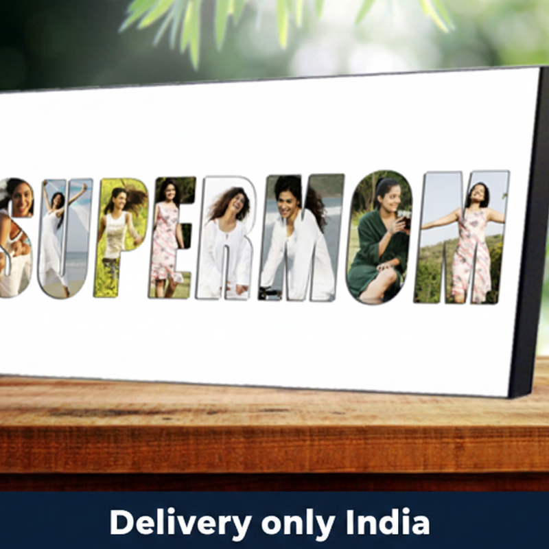 Super Mom Photo Frame - India