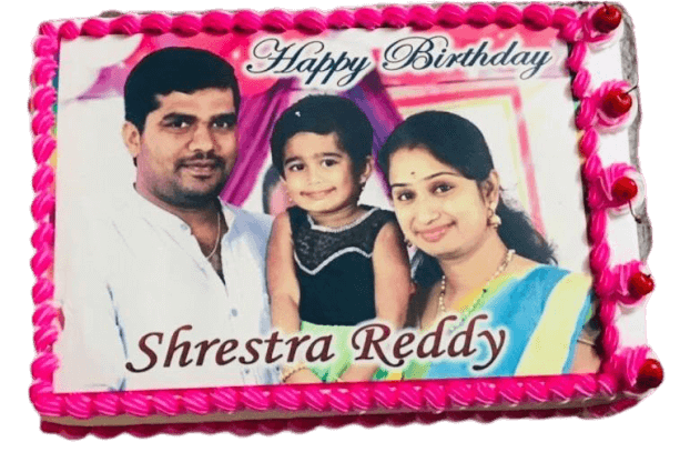 Family Photo Cake - 3 kg - India