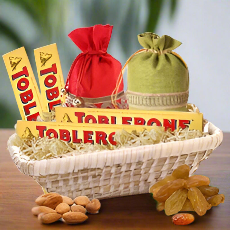 Dry Fruit Pack with Toblerone - India