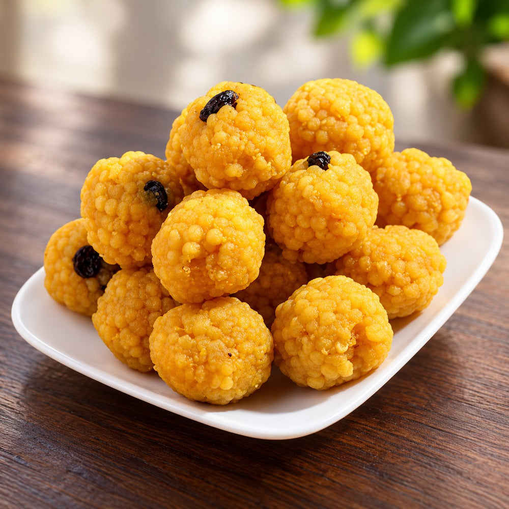 Boondi Laddu sweets – India